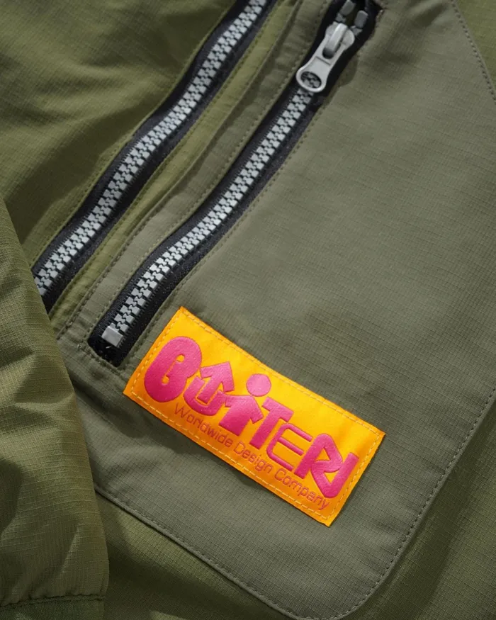 Jackets Men Butter Goods Ripstop Jacket Forest Jackets Men Butter Goods Ripstop Jacket Forest