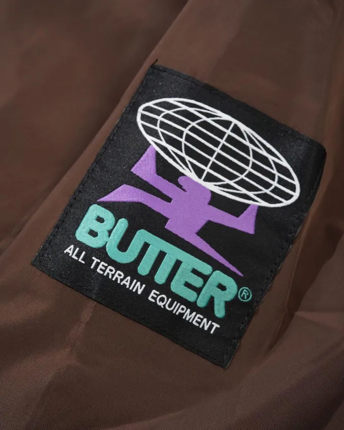 Jackets Men Butter Goods TRain Jacket Brown Jackets Men Butter Goods TRain Jacket Brown