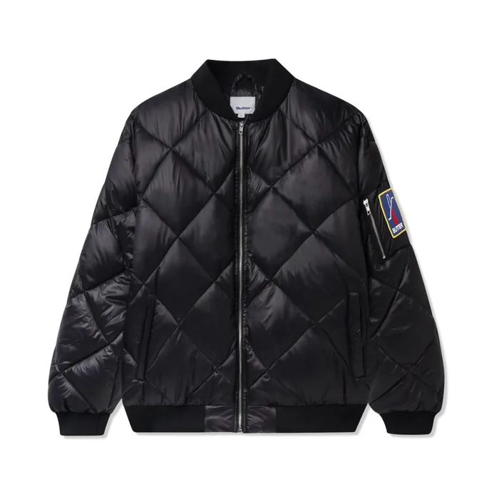 Jackets Men Butter Goods Temperature Bomber Jacket Black