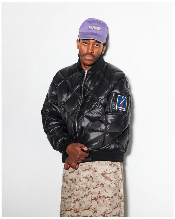 Jackets Men Butter Goods Temperature Bomber Jacket Black