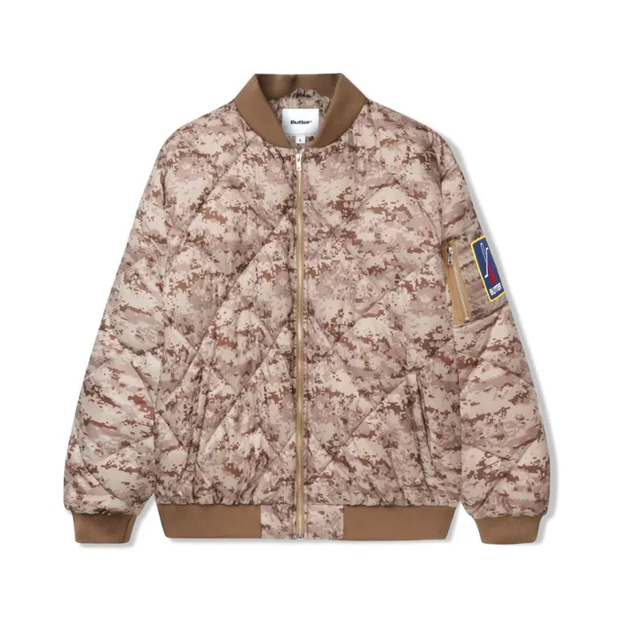 Jackets Men Butter Goods Temperature Bomber Jacket Digital Camo