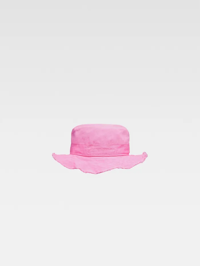 JACQUEMUS Accessories and Shoes Frayed Baroudeur Bob Pink 8211 Kids