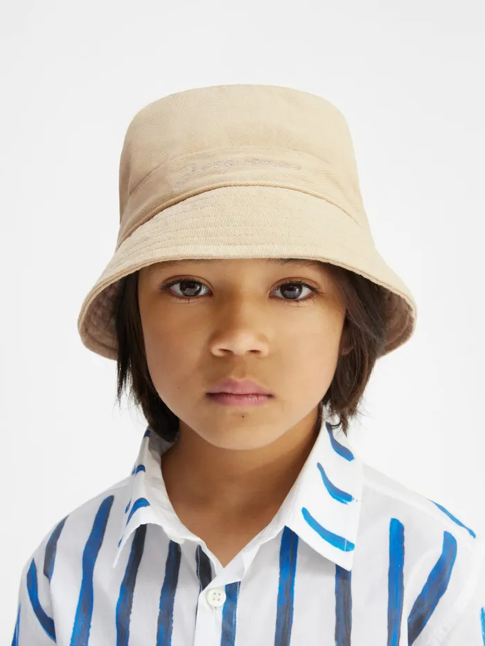 JACQUEMUS Accessories and Shoes Signature Bob Dark Beige 8211 Kids