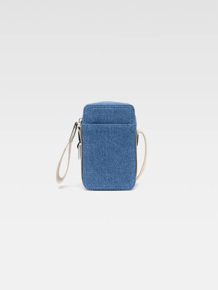 JACQUEMUS Bags Denim CrossBody Bag Blue 8211 Men