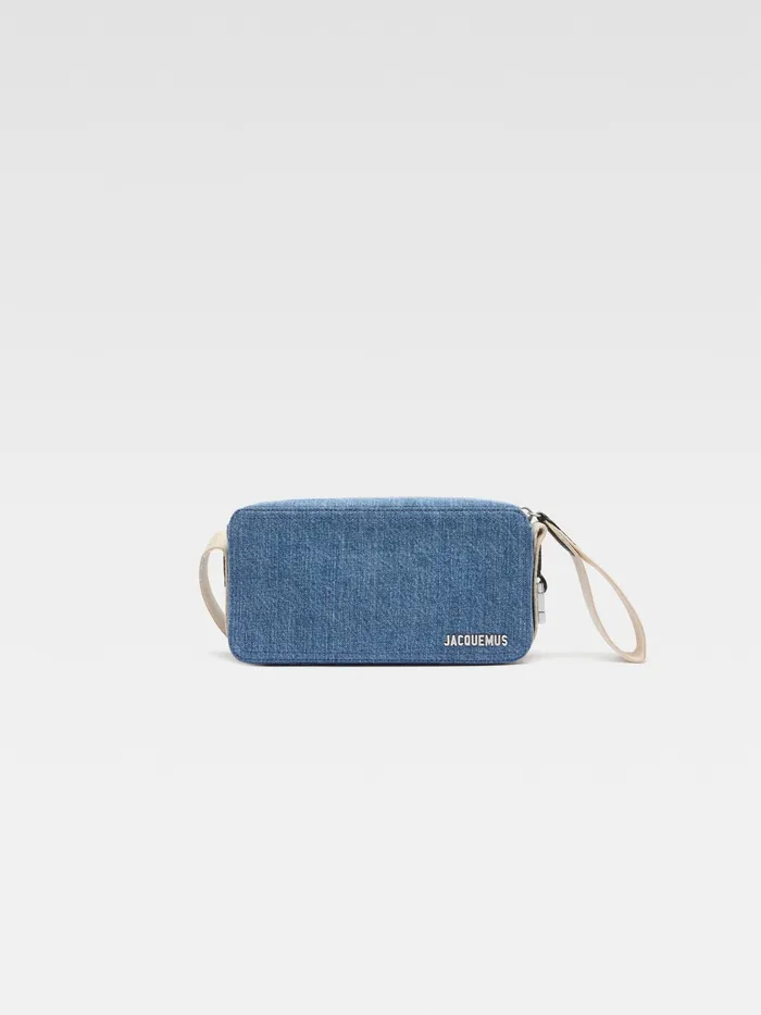 JACQUEMUS Bags Denim Rectangle Bag Blue 8211 Men