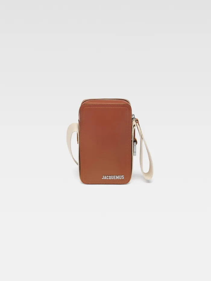 JACQUEMUS Bags Grosgrain CrossBody Bag Brown 8211 Men