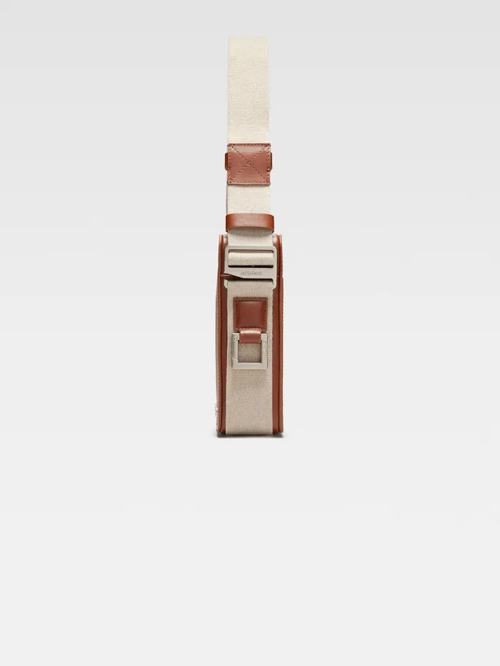 JACQUEMUS Bags Grosgrain CrossBody Bag Brown 8211 Men