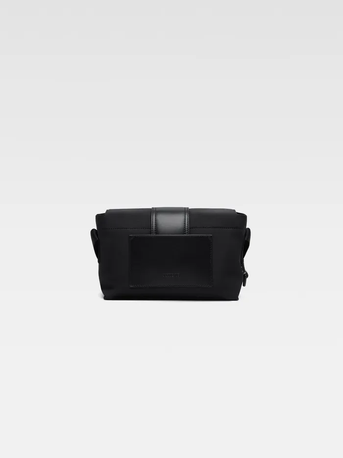 JACQUEMUS Bags Mini Nylon Messenger Bag Black 8211 Men