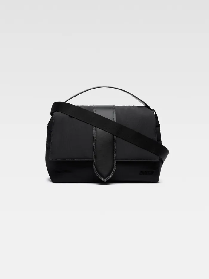 JACQUEMUS Bags Nylon Messenger Bag Black 8211 Men