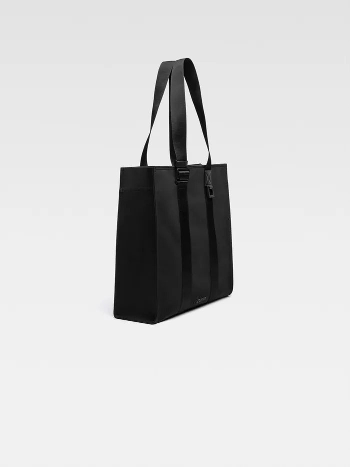 JACQUEMUS Bags Nylon Messenger Tote Black 8211 Men