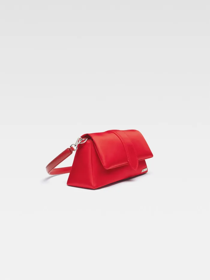 JACQUEMUS Bags Puffed Nylon Flap Bag Red 8211 Men