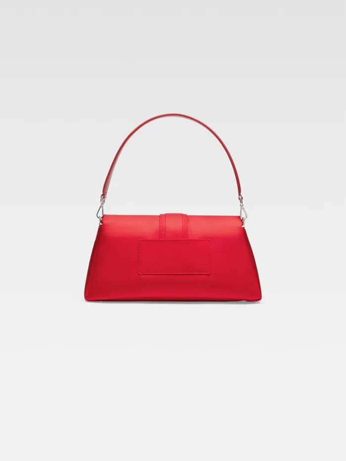 JACQUEMUS Bags Puffed Nylon Flap Bag Red 8211 Men