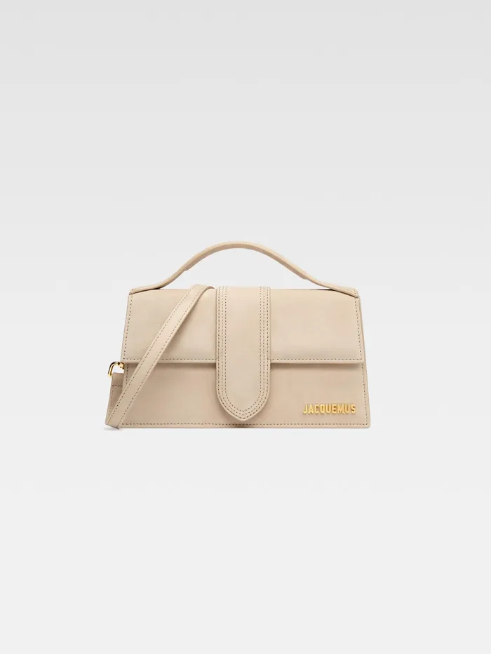 JACQUEMUS Bambinos Crossbody Flap Bag Dark Beige 8211 Women