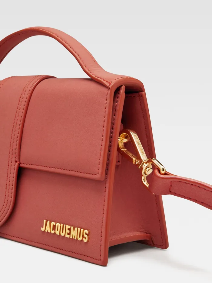 JACQUEMUS Bambinos Crossbody Flap Bag Dark Red 8211 Women