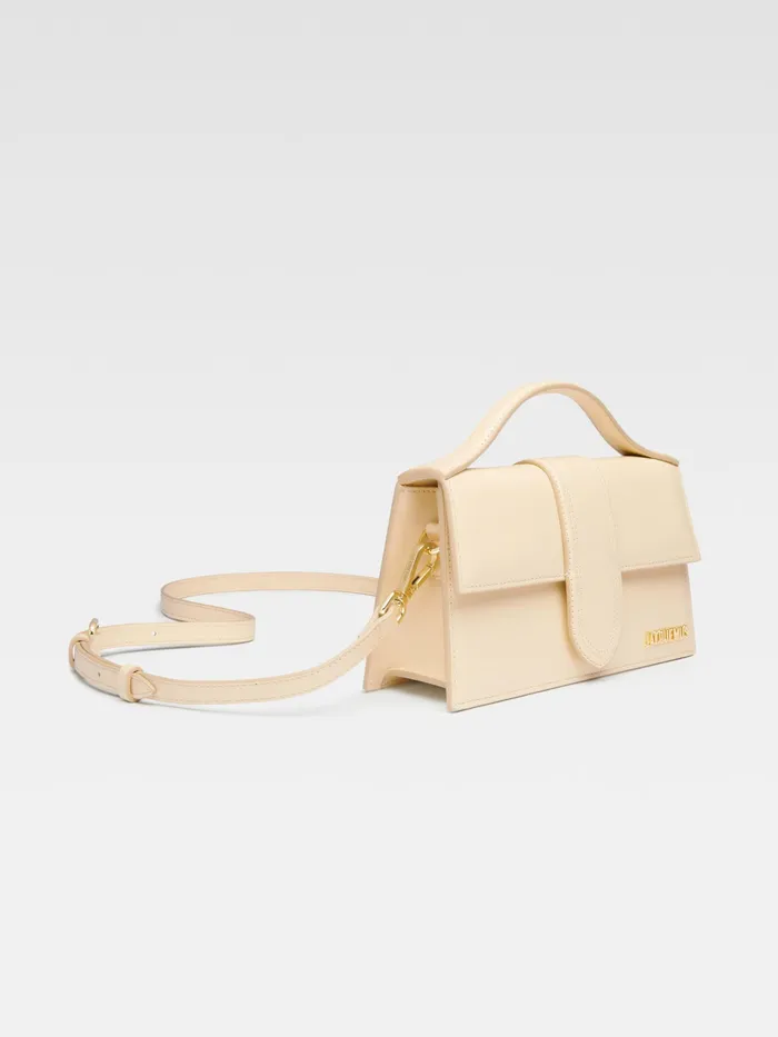 JACQUEMUS Bambinos Crossbody Flap Bag Ivory 8211 Women