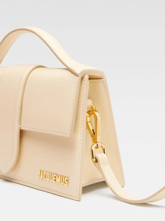JACQUEMUS Bambinos Crossbody Flap Bag Ivory 8211 Women