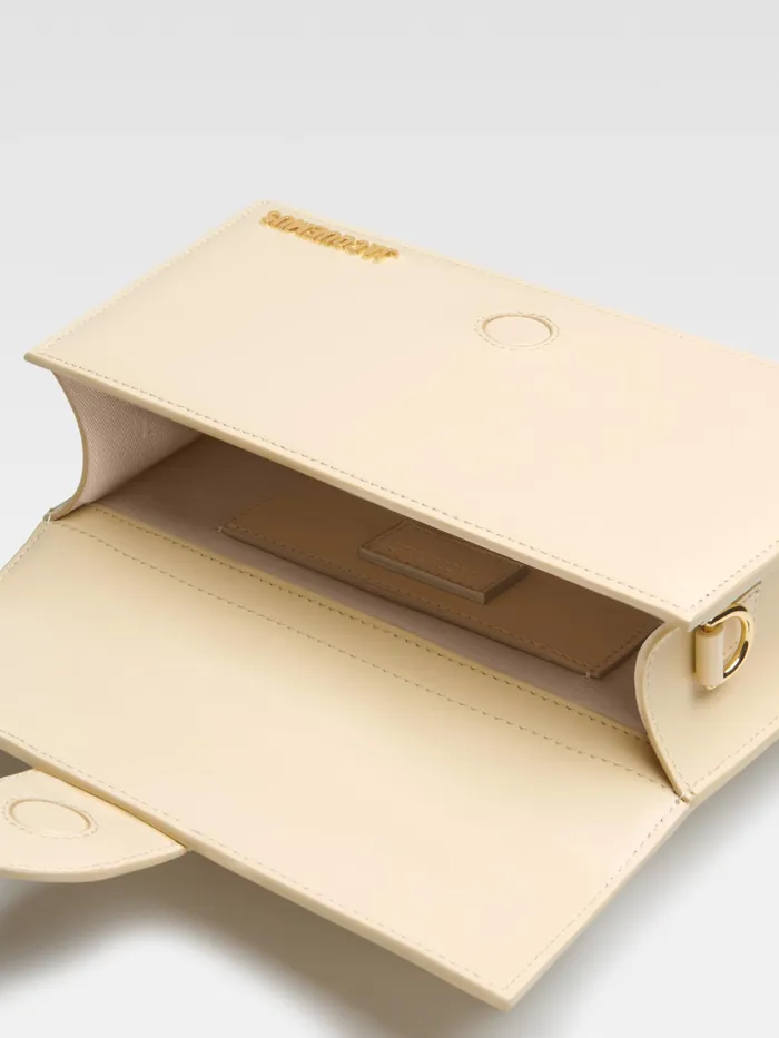 JACQUEMUS Bambinos Crossbody Flap Bag Ivory 8211 Women