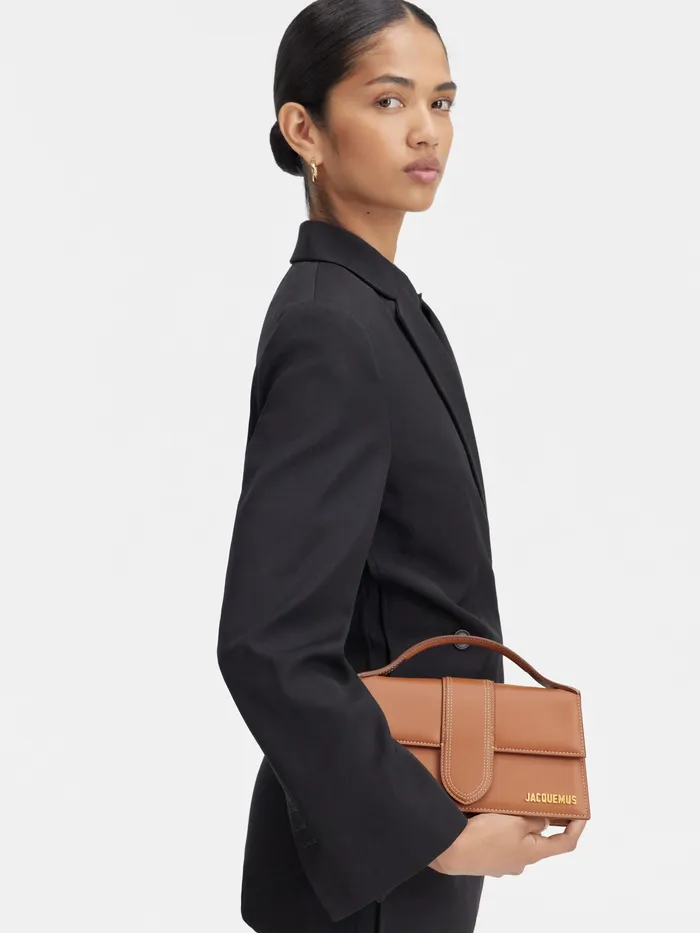 JACQUEMUS Bambinos Crossbody Flap Bag Light Brown 8211 Women