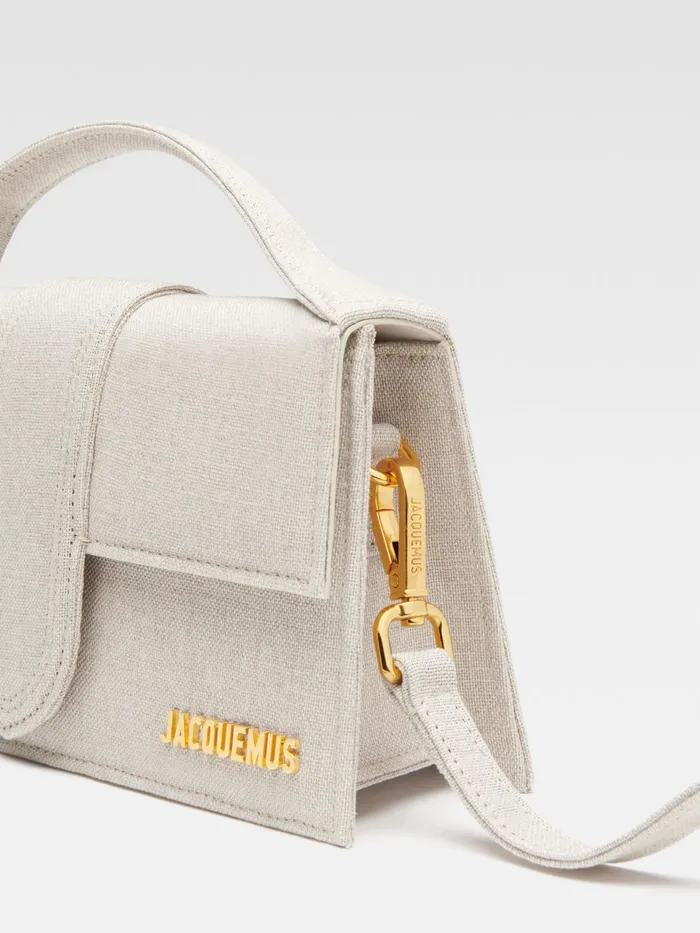 JACQUEMUS Bambinos Crossbody Flap Bag Light Greige 8211 Women