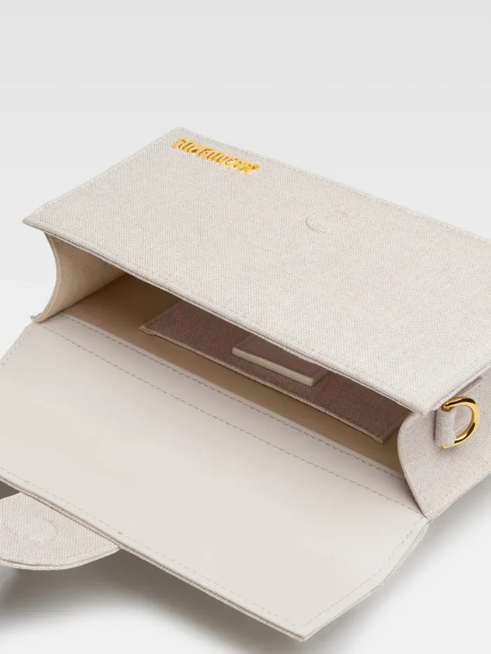 JACQUEMUS Bambinos Crossbody Flap Bag Light Greige 8211 Women