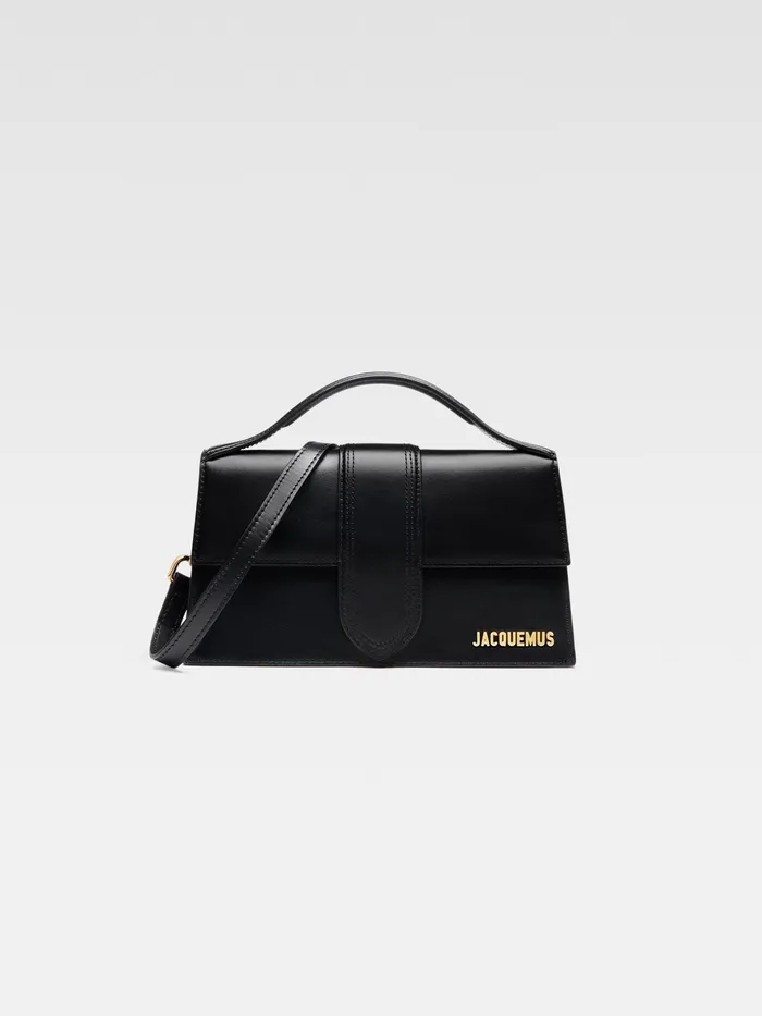 JACQUEMUS Bambinos Handbag With Adjustable Crossbody Strap Black 8211 Women