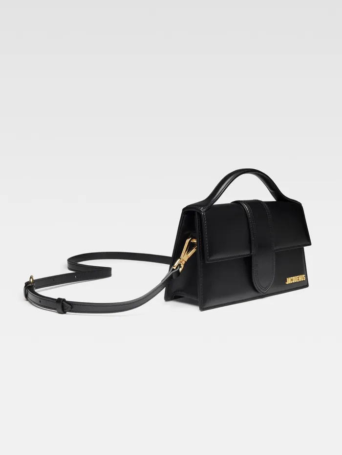 JACQUEMUS Bambinos Handbag With Adjustable Crossbody Strap Black 8211 Women