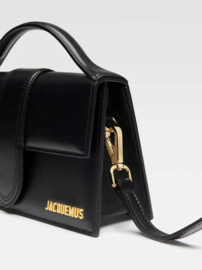 JACQUEMUS Bambinos Handbag With Adjustable Crossbody Strap Black 8211 Women