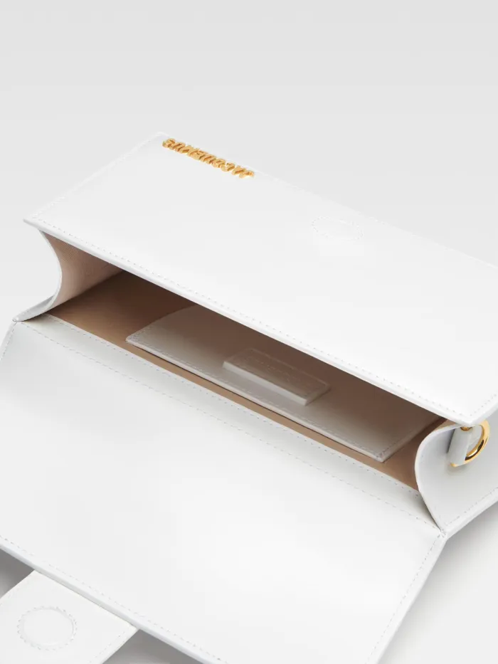 JACQUEMUS Bambinos Handbag With Adjustable Crossbody Strap White 8211 Women