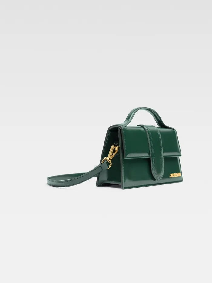 JACQUEMUS Bambinos Large Flap Bag Dark Green 8211 Women