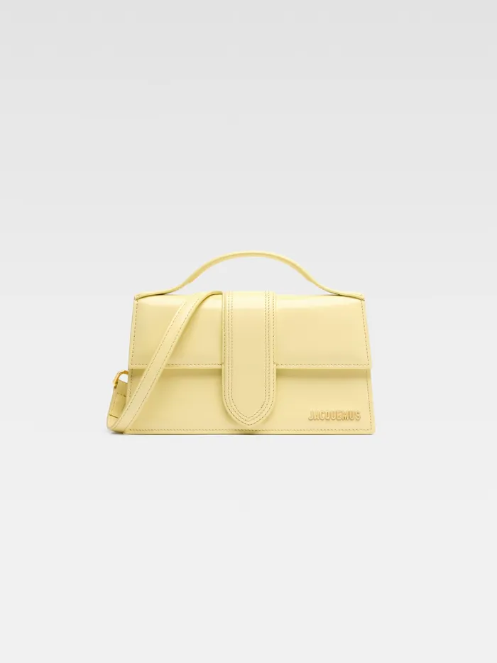 JACQUEMUS Bambinos Large Flap Bag Pale Yellow 8211 Women