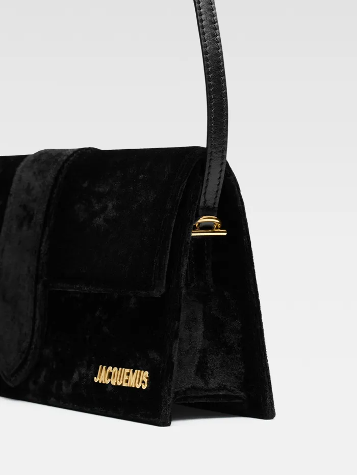 JACQUEMUS Bambinos Long Flap Bag Black 8211 Women