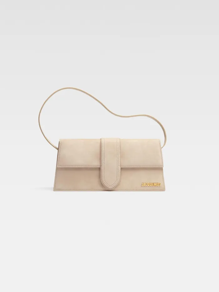 JACQUEMUS Bambinos Long Flap Bag Dark Beige 8211 Women