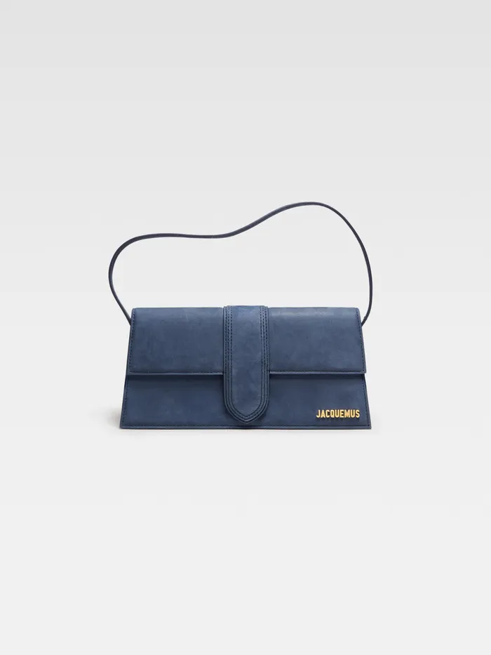 JACQUEMUS Bambinos Long Flap Bag Dark Navy 8211 Women