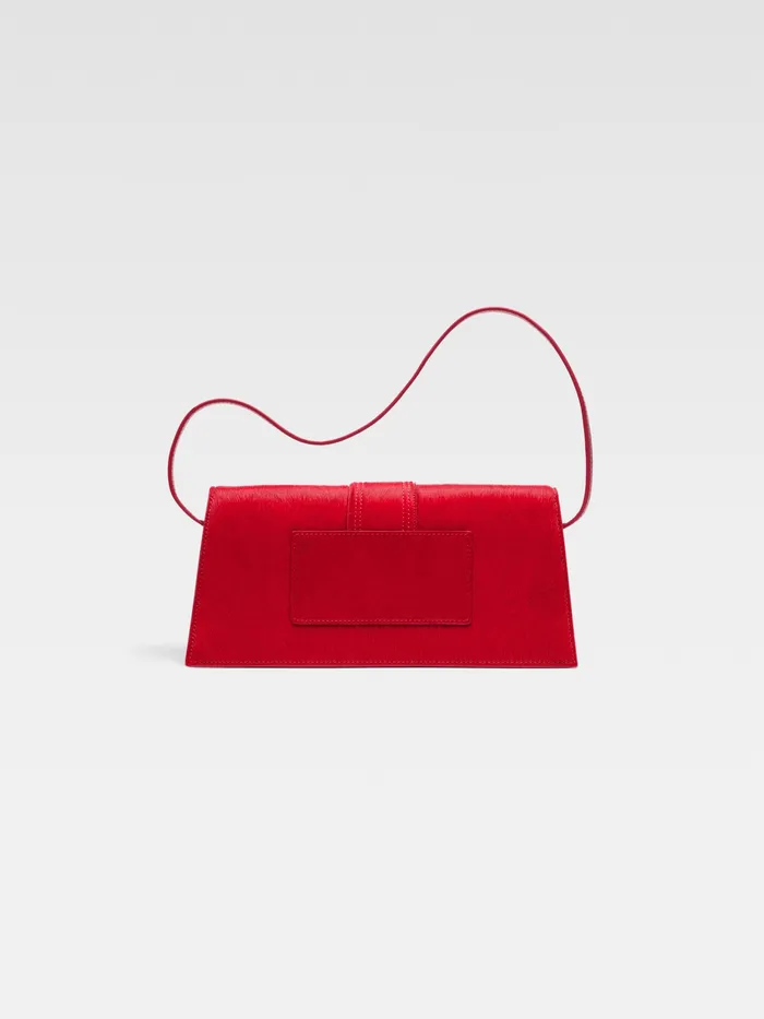 JACQUEMUS Bambinos Long Flap Bag Dark Red 8211 Women