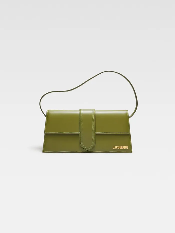 JACQUEMUS Bambinos Long Flap Bag Khaki 8211 Women