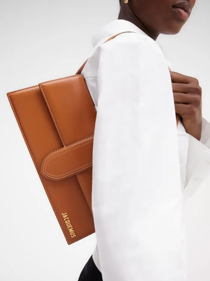 JACQUEMUS Bambinos Long Flap Bag Light Brown 8211 Women
