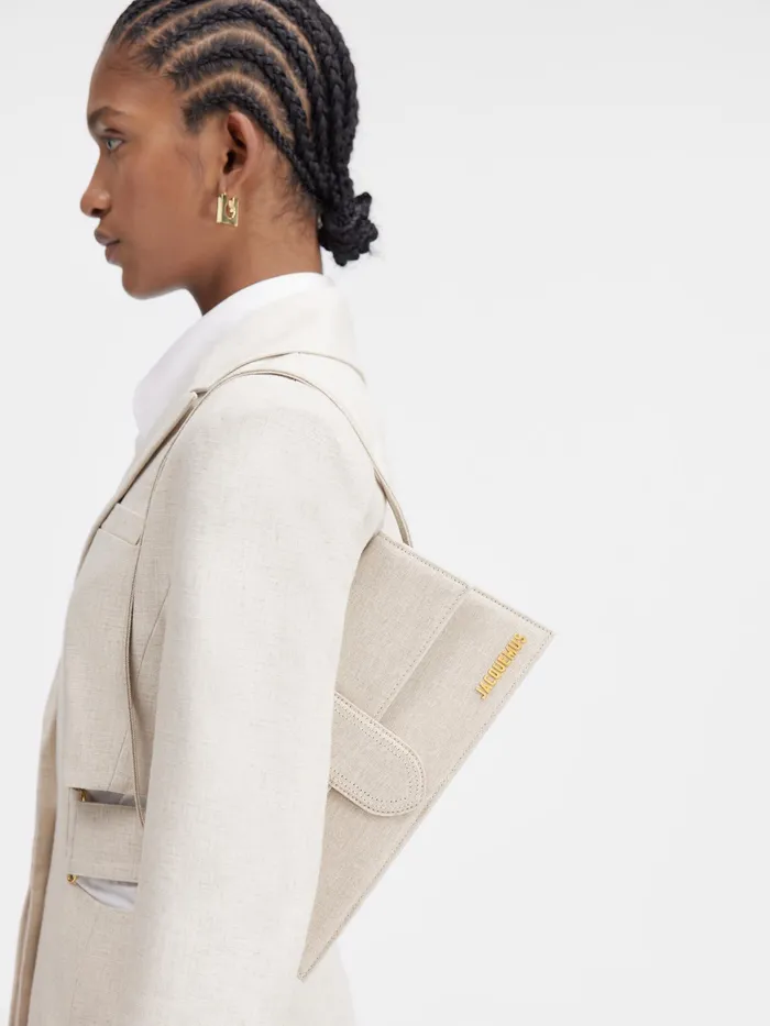 JACQUEMUS Bambinos Long Flap Bag Light Greige 8211 Women