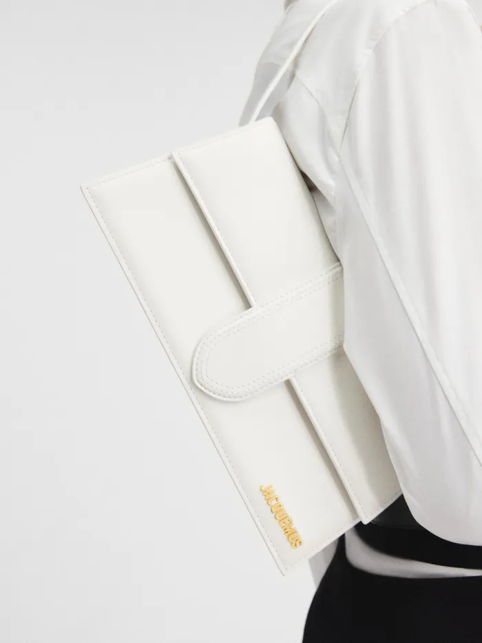 JACQUEMUS Bambinos Long Flap Bag White 8211 Women