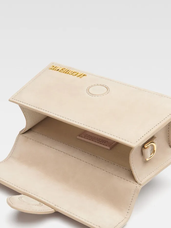 JACQUEMUS Bambinos Mini Flap Bag Dark Beige 8211 Women