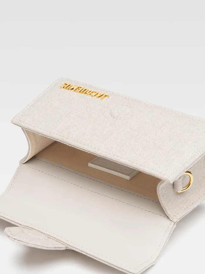 JACQUEMUS Bambinos Mini Flap Bag Light Greige 8211 Women