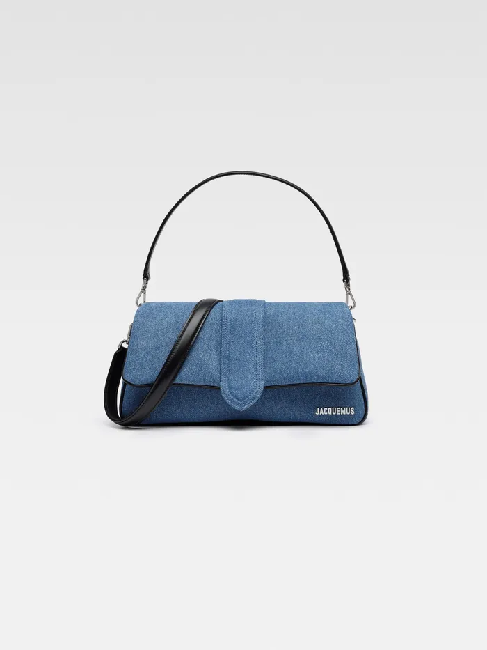 JACQUEMUS Bambinos Mini Puffed Denim Bag Blue 8211 Women