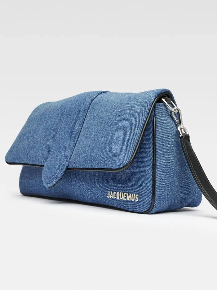 JACQUEMUS Bambinos Mini Puffed Denim Bag Blue 8211 Women