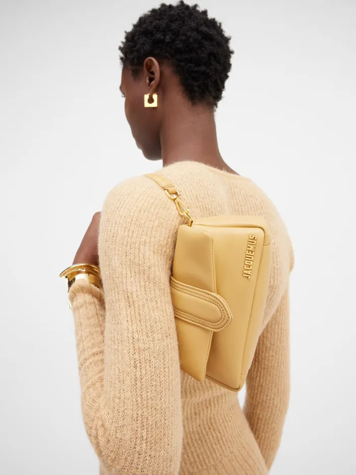 JACQUEMUS Bambinos Mini Puffed Flap Bag Camel 8211 Women