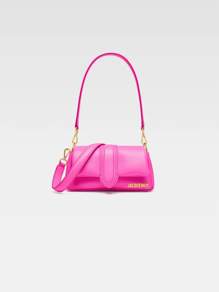 JACQUEMUS Bambinos Mini Puffed Flap Bag Neon Pink 8211 Women