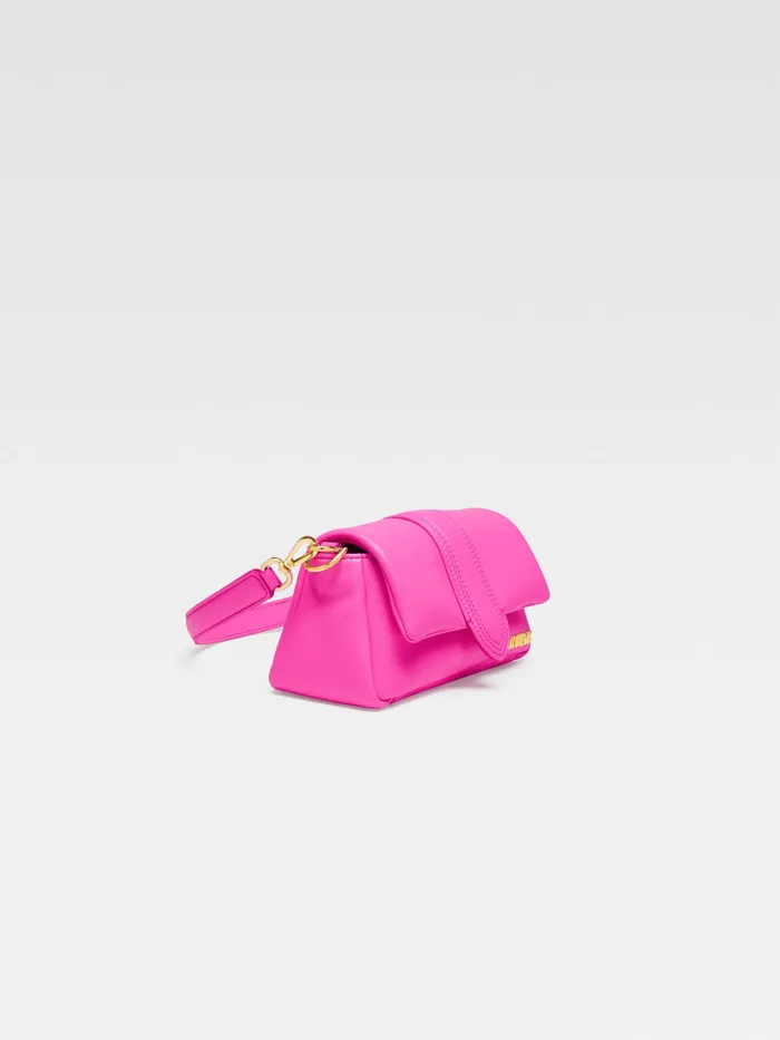 JACQUEMUS Bambinos Mini Puffed Flap Bag Neon Pink 8211 Women