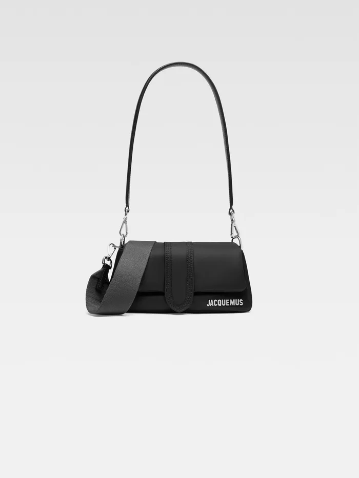 JACQUEMUS Bambinos Mini Puffed Nylon Bag Black 8211 Women
