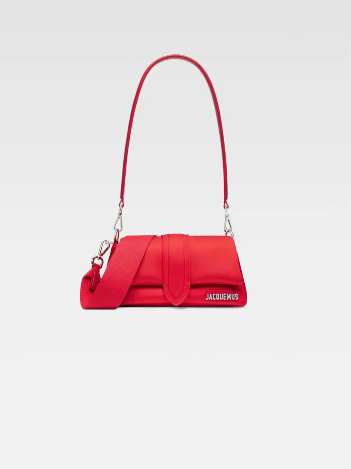 JACQUEMUS Bambinos Mini Puffed Nylon Bag Red 8211 Women