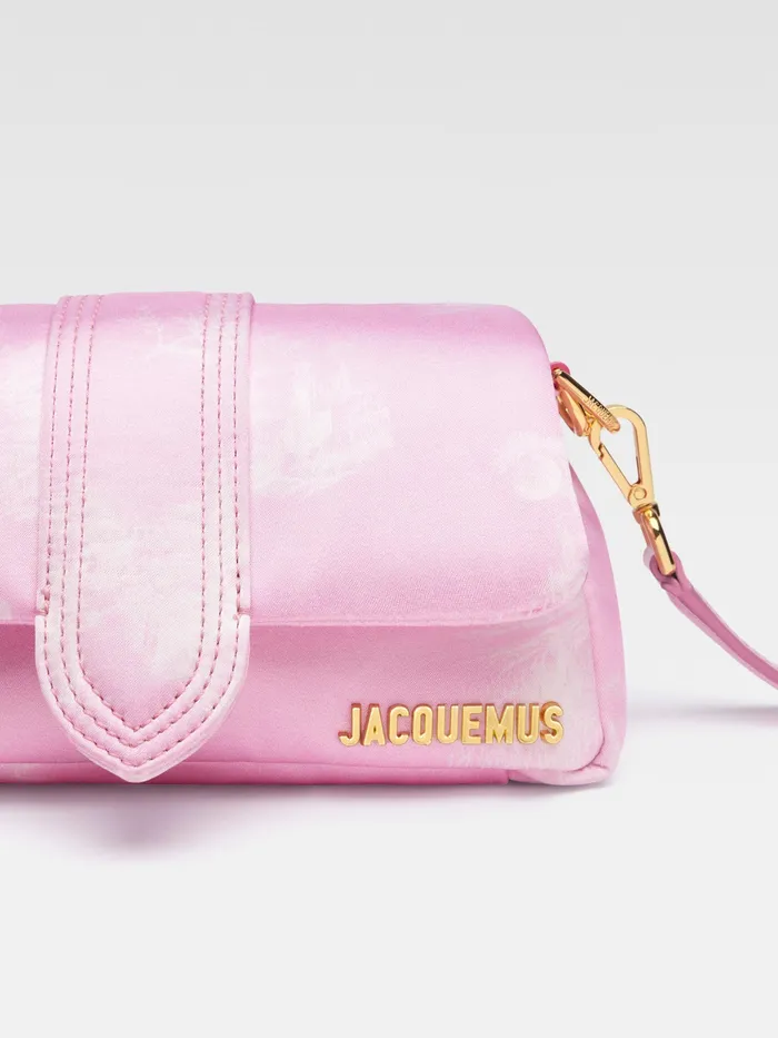 JACQUEMUS Bambinos Mini Puffed Satin Bag Print Toile De Jouy Pink 8211 Women
