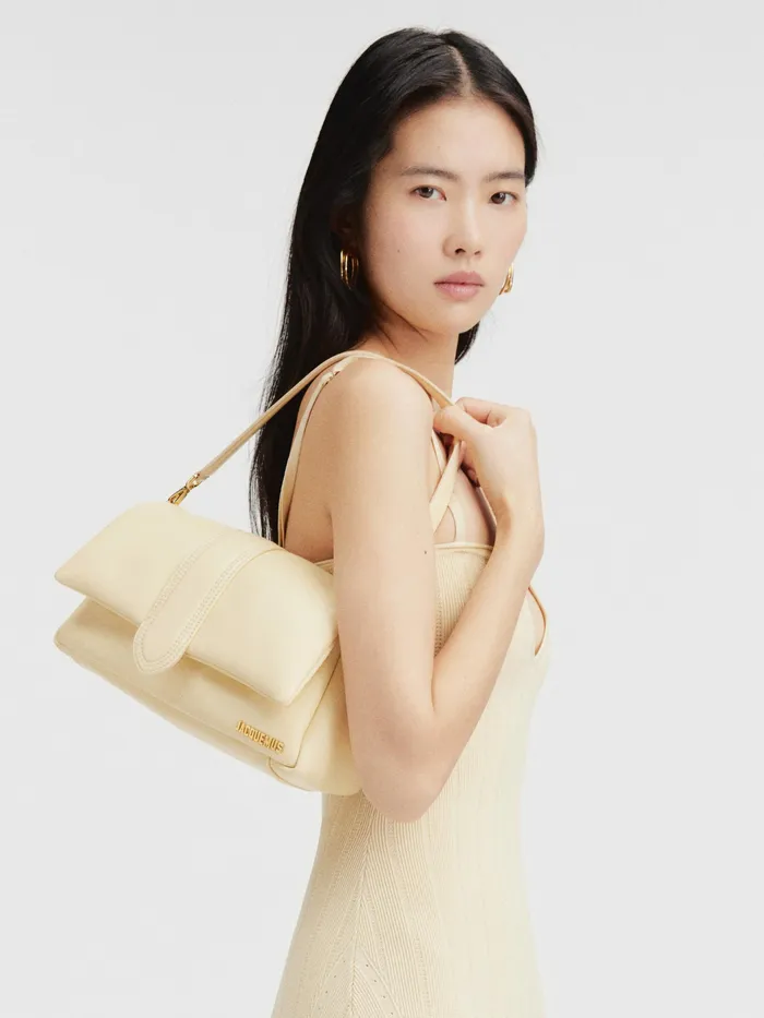 JACQUEMUS Bambinos Puffed Flap Bag Ivory 8211 Women