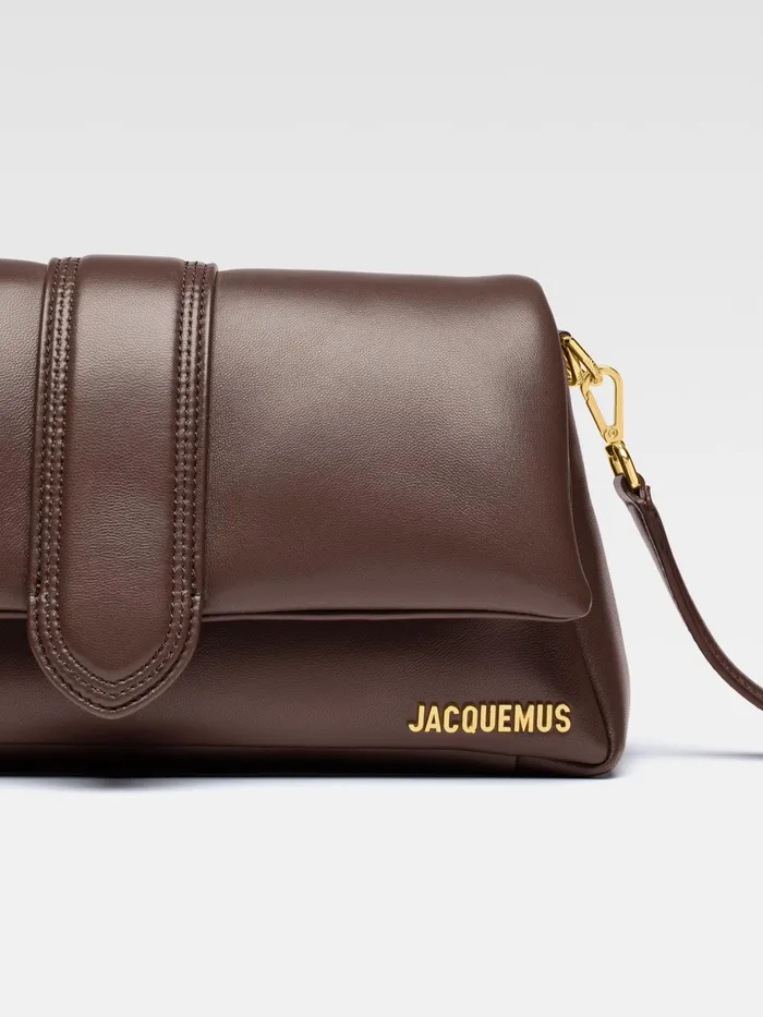 JACQUEMUS Bambinos Puffed Flap Bag Medium Brown 8211 Women